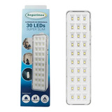 Kit 4x Luminária Emergência 30 Leds Recarregável Segurimax