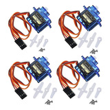 Kit 4x Micro Servo Motor 9g Sg90 360º