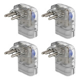 Kit 4x Protetor Elétrico Clamper Pocket Fit 3p - Dps 20a