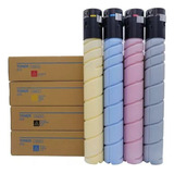 Kit 4x Toner Compativel P/ Konica Minolta Tn321 C224 C284 Tinta Colorido