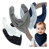 Kit 5/ Babador Impermeavel Menino Ezzif Baby Fashion