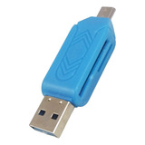 Kit 5 Adaptador Otg Leitor Cartão Micro Sd Usb Micro Usb 2.0