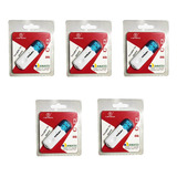 Kit 5 Adaptador Receptor Bluetooth Usb Pendrive Carro Musica