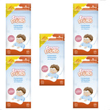 Kit 5 Adesivo Compressas Febre E Vacinas Fever Friends 2em1