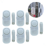 Kit 5 Alarme Residencial Sensor De Abertura Janela E Porta