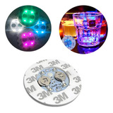Kit 5 Apoio Porta Copo Garrafa Bolacha Com Led Pisca Adesiva