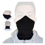 Kit 5 Balaclava Bandana Preto Motoqueiro Bike Militar Tatica
