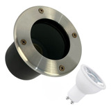 Kit 5 Balizador Embutir Solo Mr16 Refletor Jardim Piso +led