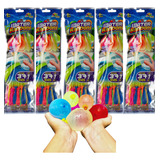 Kit 5 Balões De Água Water Balloons Enche 37 Balões Em 1min