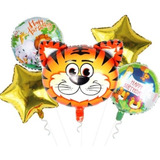 Kit 5 Balões Metalizados Temas Aniversario