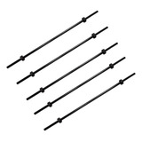 Kit 5 Barra Body Pump Musculação Treino Academia + Presilhas