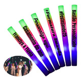 Kit 5 Bastão De Led Personalizado Festas Casamento Formatura