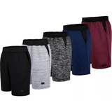 Kit 5 Bermudas Moletom Masculina Academia Shorts Atacado