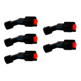 Kit 5 Bicos Para Pulverizador Costal Agrícola Leque