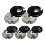 Kit 5 Bocas P/ Cooktop Brastemp Ative (3 Pequenas 2 Grandes)