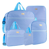 Kit 5 Bolsas Bebê Saída Maternidade Mochila Menina/menino 