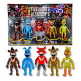 Kit 5 Bonecos Animatronics Five Nights At Freddy's - Five