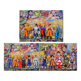 Kit 5 Bonecos Dragon Ball Z Articulados Goku 14 Cm Lacrado