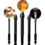 Kit 5 Brocas Perfuração Universal Fura Vidro Porcelanato