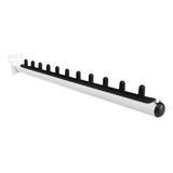 Kit 5 Cabideiro Arara Rt Reto Branco Painel Canaletado Full