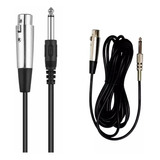 Kit 5 Cabo Microfone Xlr +