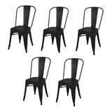 Kit 5 Cadeiras Tolix Industrial/rústica P/