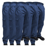 Kit 5 Calças De Uniforme Cargo Para Trabalho - Tam. Eg-52-54