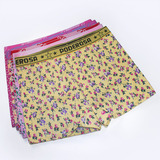 Kit 5 Calcinha Box Cueca Feminina Estampada De Microfibra Gg