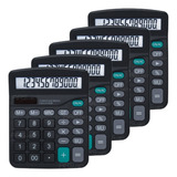 Kit 5 Calculadoras De Mesa Escritorio Balcao 12 Dgitos N f