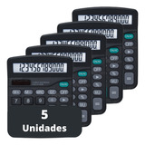 Kit 5 Calculadoras De Mesa Escritorio