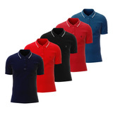 Kit 5 Camisa Polo Casual Sport
