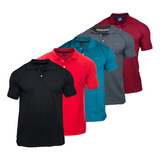 Kit 5 Camisas Polo Masculina Camiseta