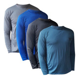 Kit 5 Camisas Proteção Solar Uv+50 Segunda Pele Promoção 