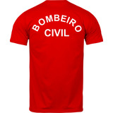 Kit 5 Camiseta Camisa Bombeiro Civil Uniforme Profissional 