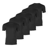 Kit 5 Camisetas Masculinas Básicas 100% Algodão Premium