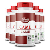 Kit 5 Camu Camu 500mg Vitamina C Unilife 60 Cápsulas