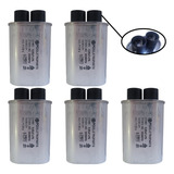 Kit 5 Capacitor De Microondas Alta Tensão 85uf 2100v