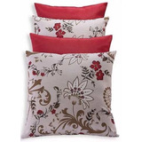 Kit 5 Capas Almofadas Lisa E Estampadas P/ Decorativas Sofá