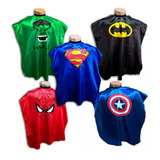 Kit 5 Capas De Corte Infantil Cabeleireiro/ Barbeiro Herois