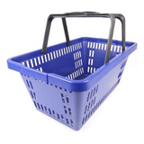 Kit 5 Cesta Plástica 13l Supermercado Auto Serviço Qualidade
