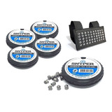 Kit 5 Chumbinho Snyper Diabolô 5.5mm Brinde Porta Chumbinho