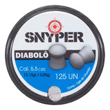 Kit 5 Chumbinho Snyper Diabolo Ogival 5,5mm 125 Und