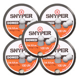 Kit 5 Chumbinhos Pressão Domed Snyper 5.5mm - 500un I