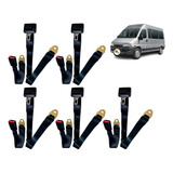 Kit 5 Cinto Segurança 2 Ponto Abdominal Completo Van Ducato