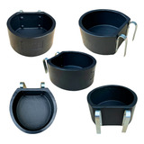Kit 5 Cocho Comedouro 8 Litros C/ Suporte - Super Resistente