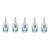 Kit 5 Cola Instantânea Tek Bond 793 100g 