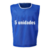 Kit 5 Colete Futebol Esportivo Treino