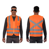 Kit 5 Colete Refletivo De Sinalização Blusão 1 Bolso Epi