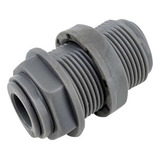 Kit 5 Conexão Rápida União Anteparo Tubo 3/8 X 3/8 Abu0606