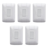 Kit 5 Conjuntos 1 Interruptor Simples Aria 4x2 Tramontina